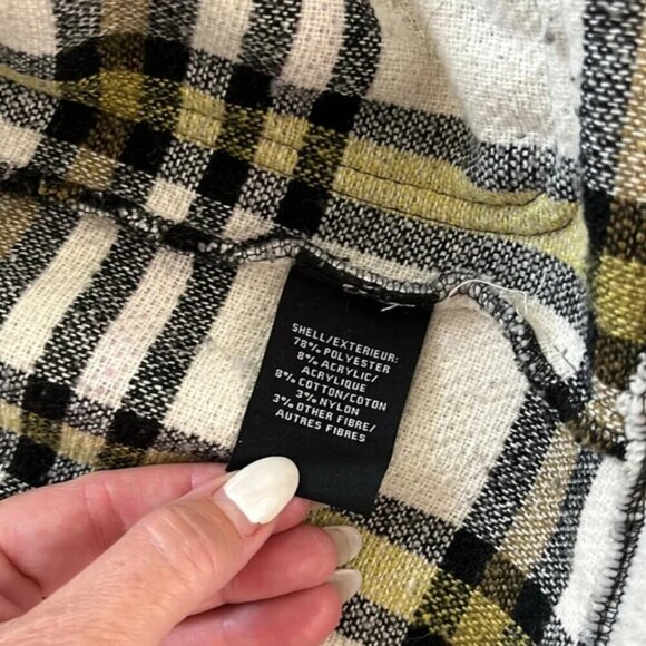 BagatellePlaid Cropped Jacket size Large - Picture 2 of 5